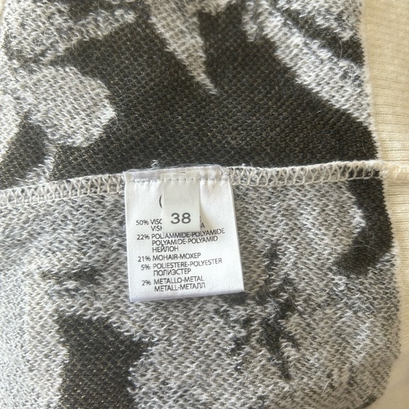 Nude Floral Pattern Sweater Size 38 - Picture 5 of 9